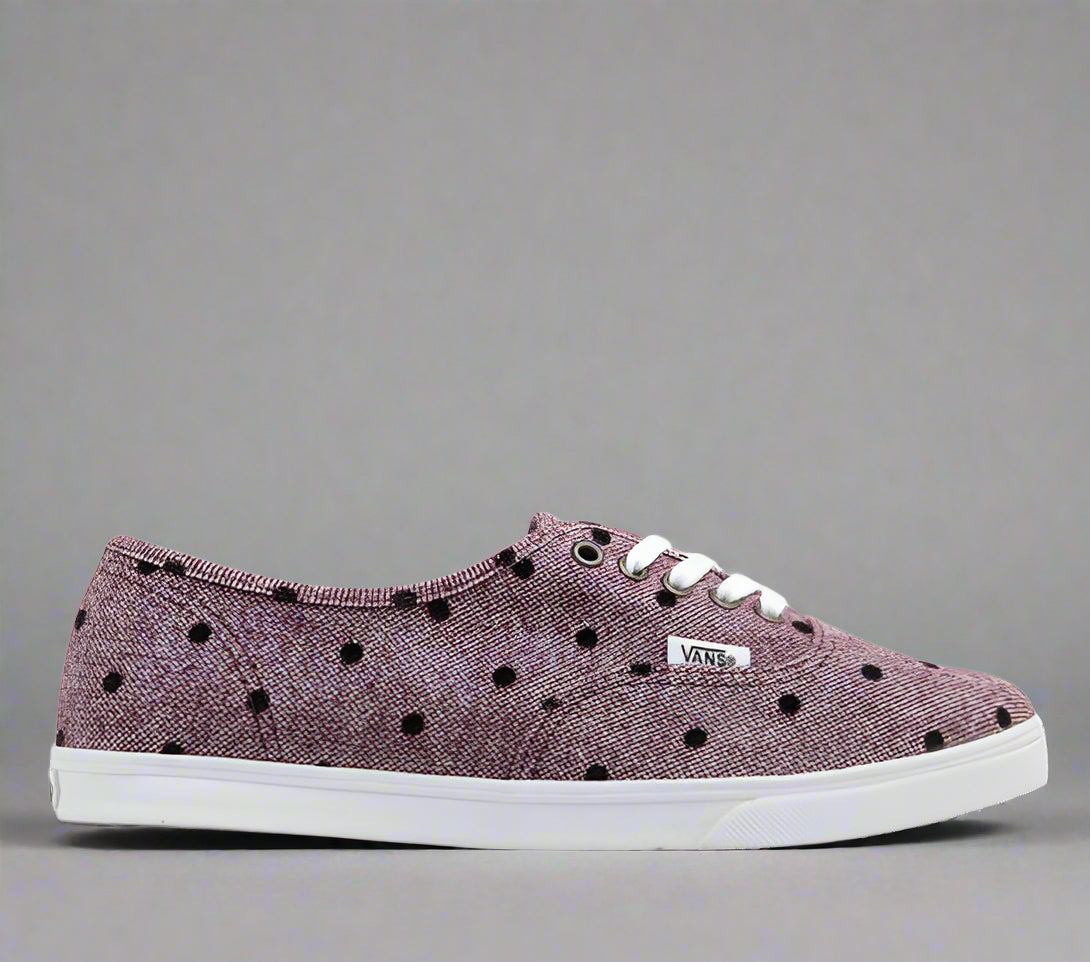 VANS |AUTHENTIC | LO PRO | BURGANDY/WHITE