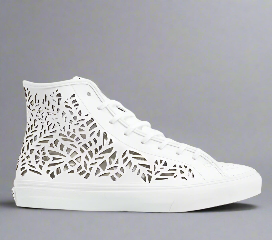 VANS | SK8-HI DECON (CUTOUT)| LEAVES/WHITE